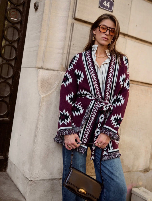 Lily Printed Cardigan