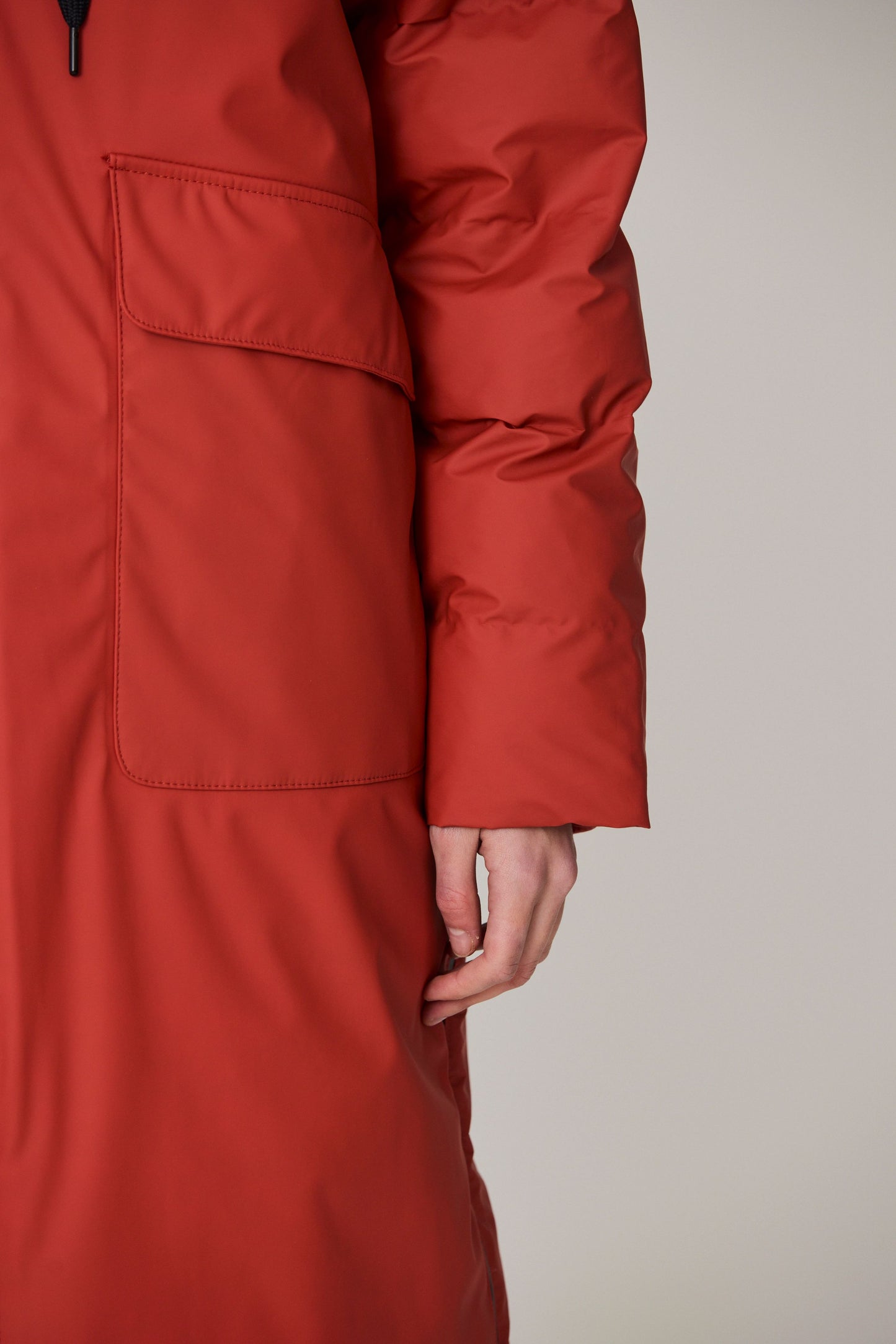 Rime Red Ochre Raincoat