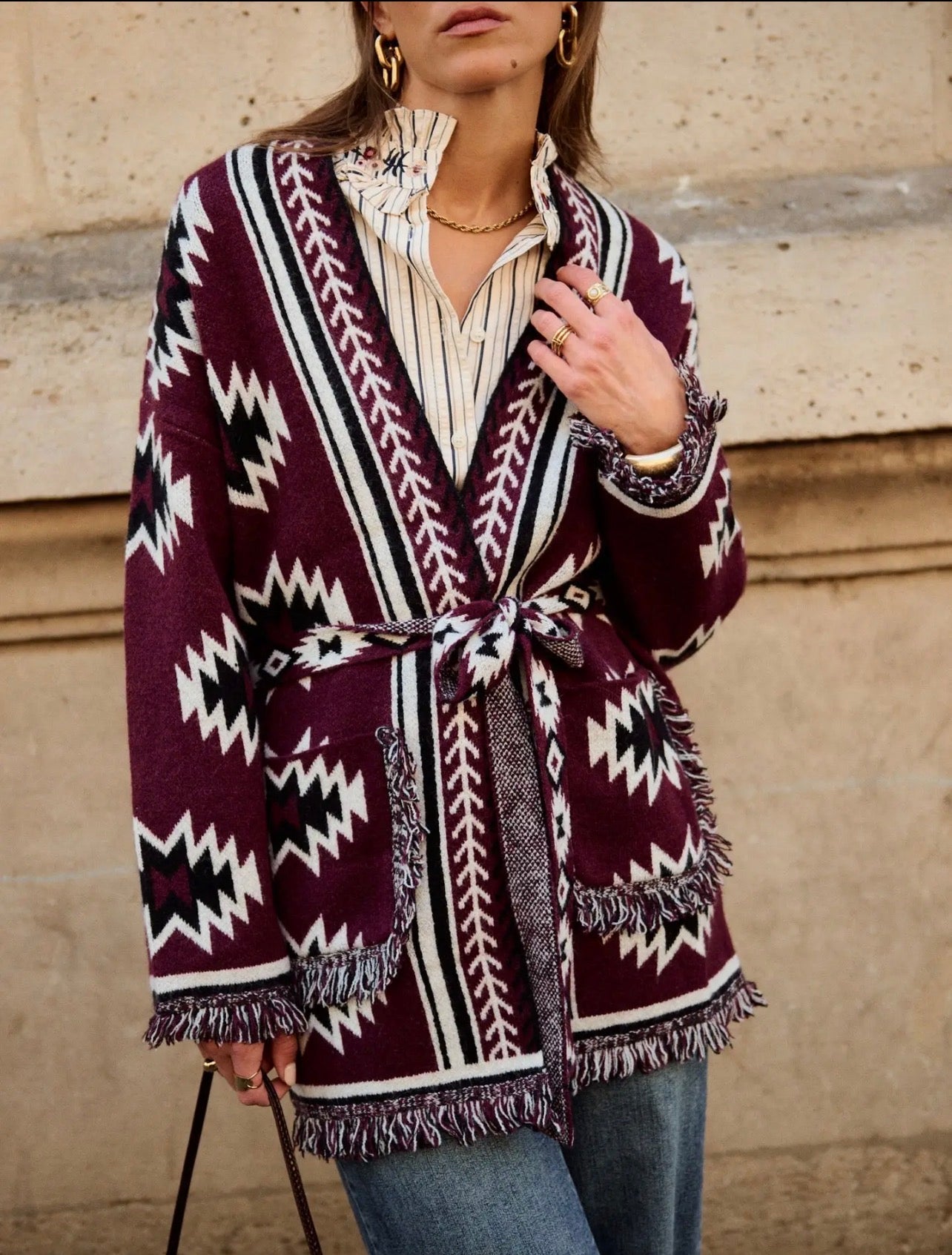 Lily Printed Cardigan