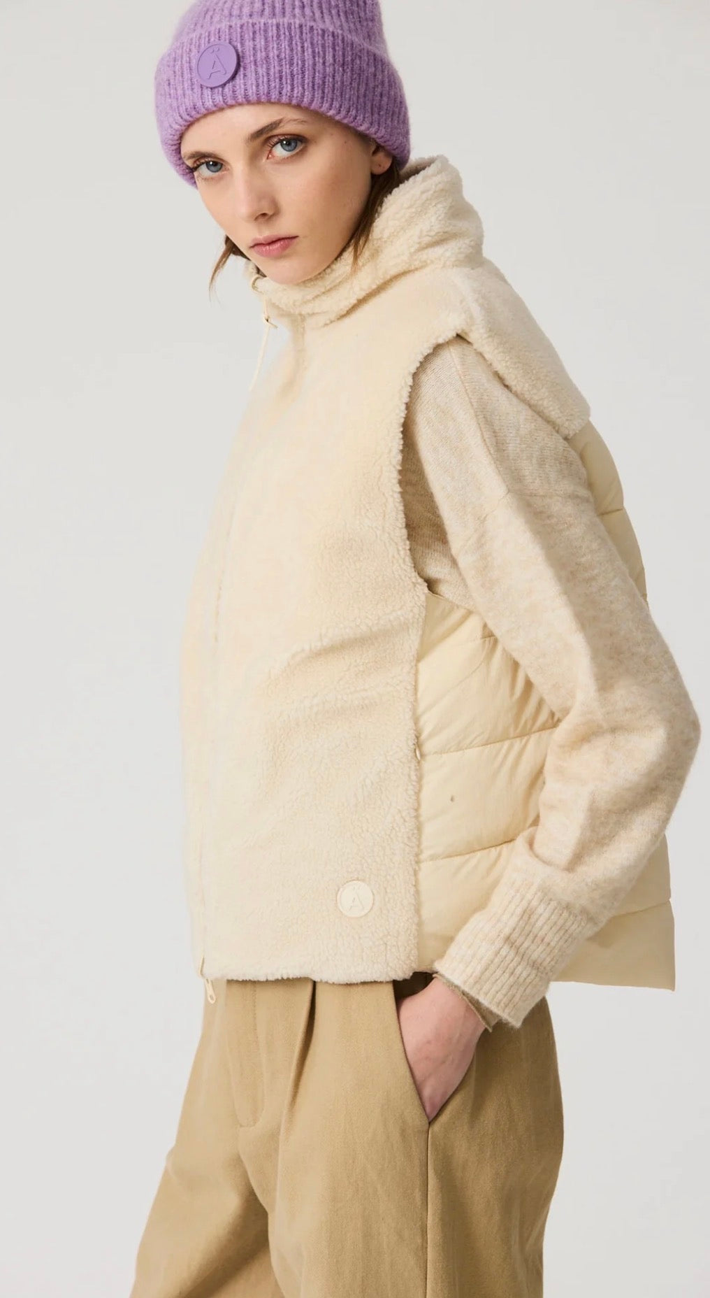 Sleeveless Sandshell Jacket