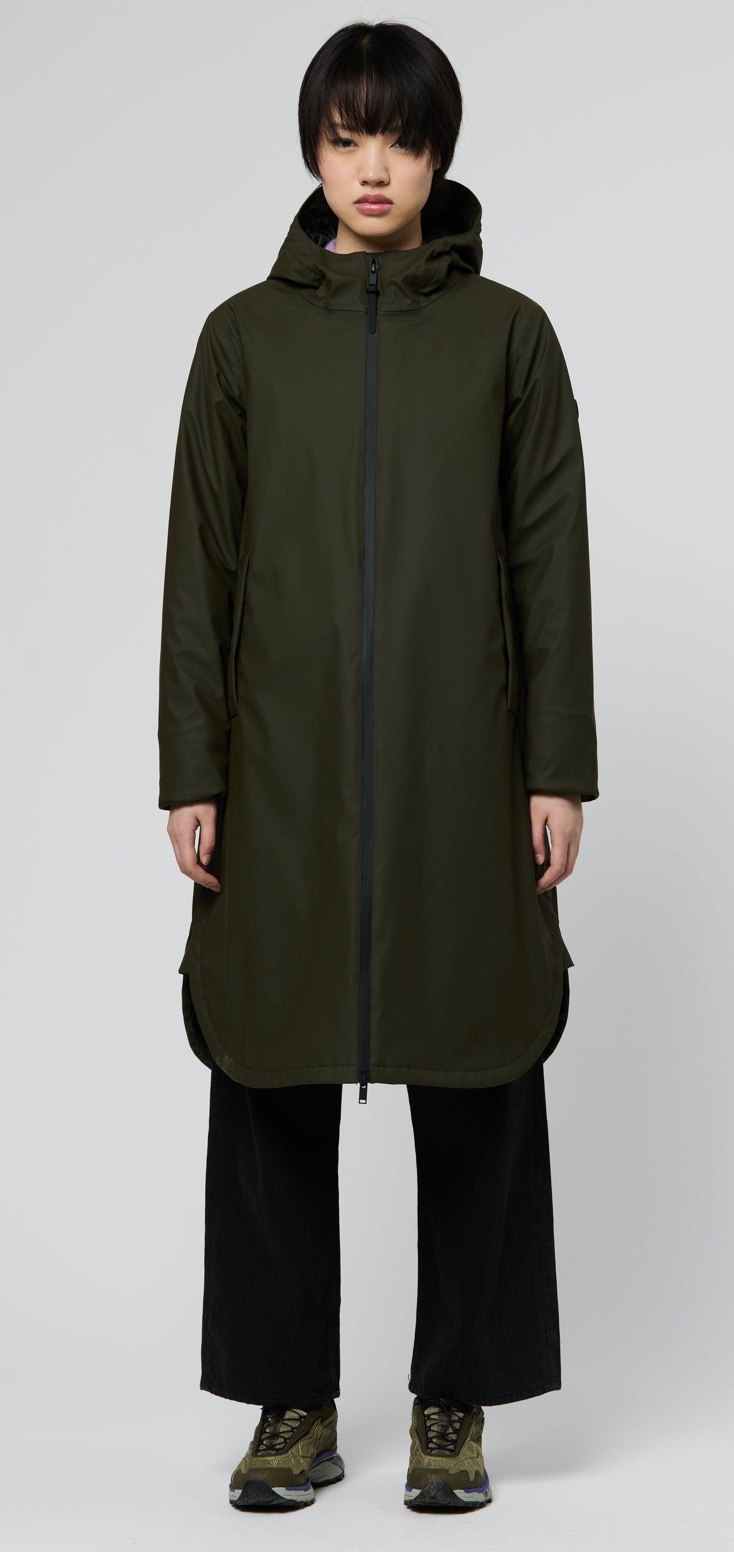 Ice Khaki Raincoat