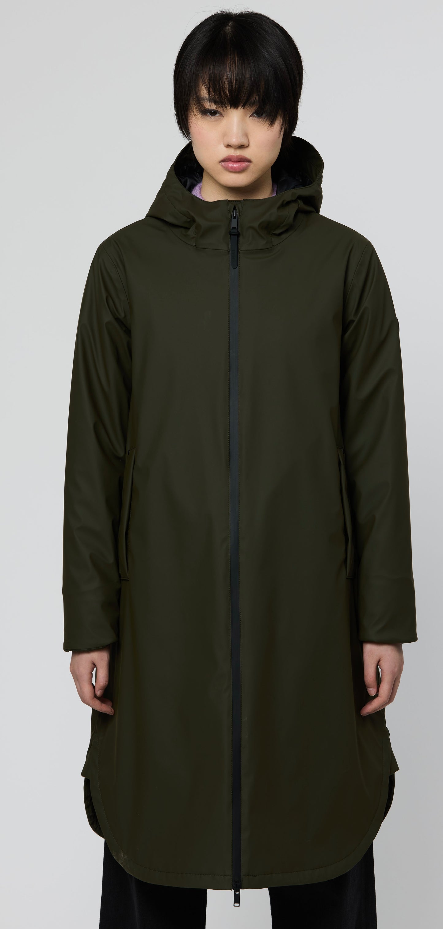Ice Khaki Raincoat