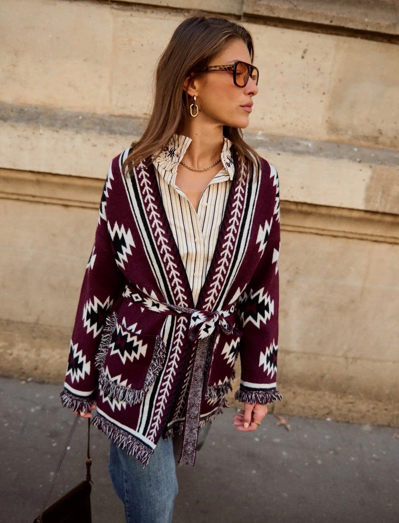 Lily Printed Cardigan
