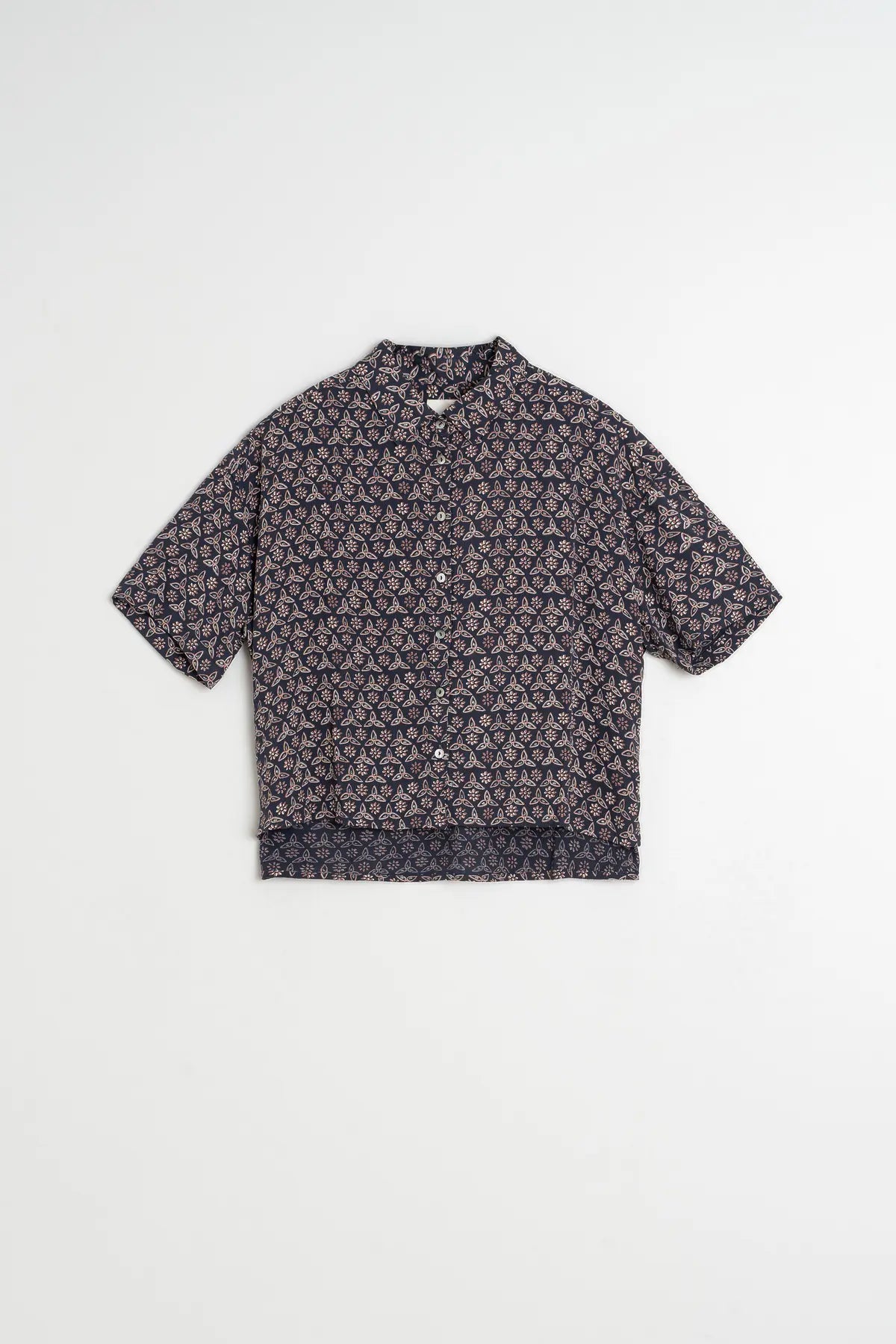 Oversize Block-Print Shirt