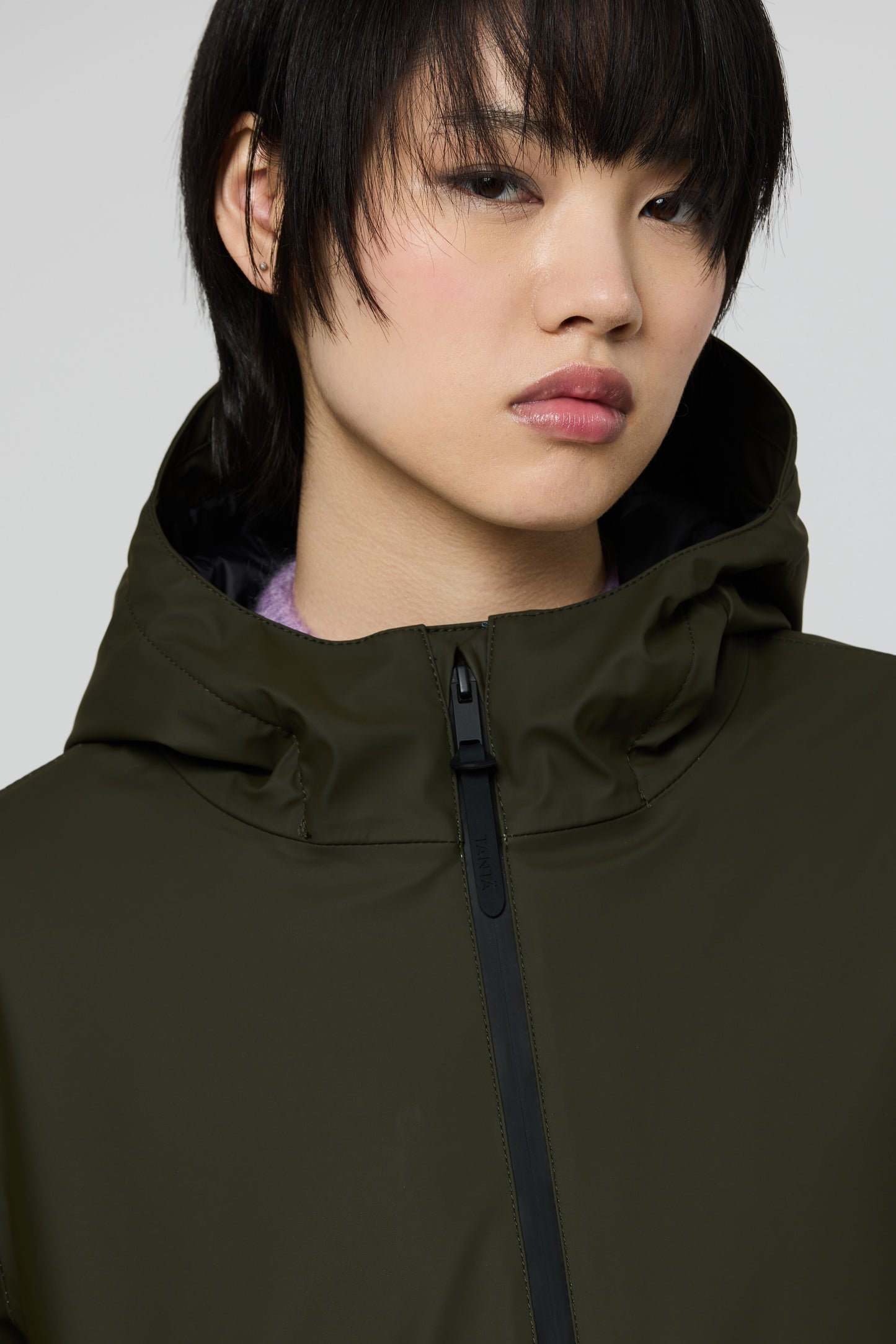 Ice Khaki Raincoat